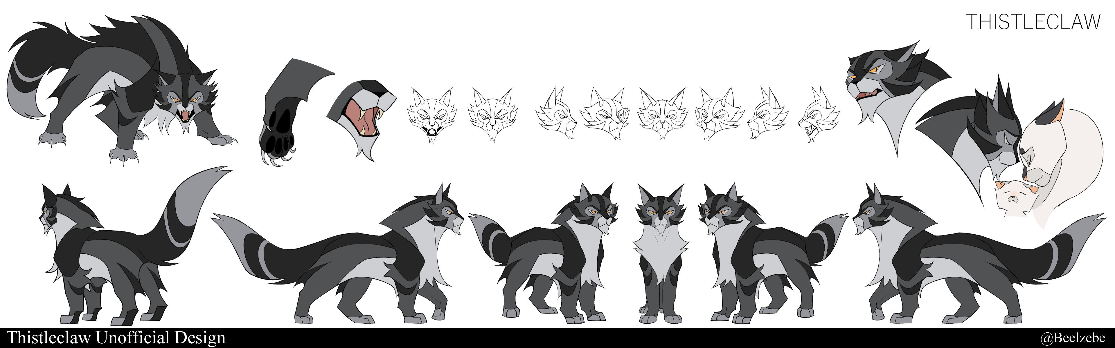 Thistleclaw Design Concept and Model Sheet